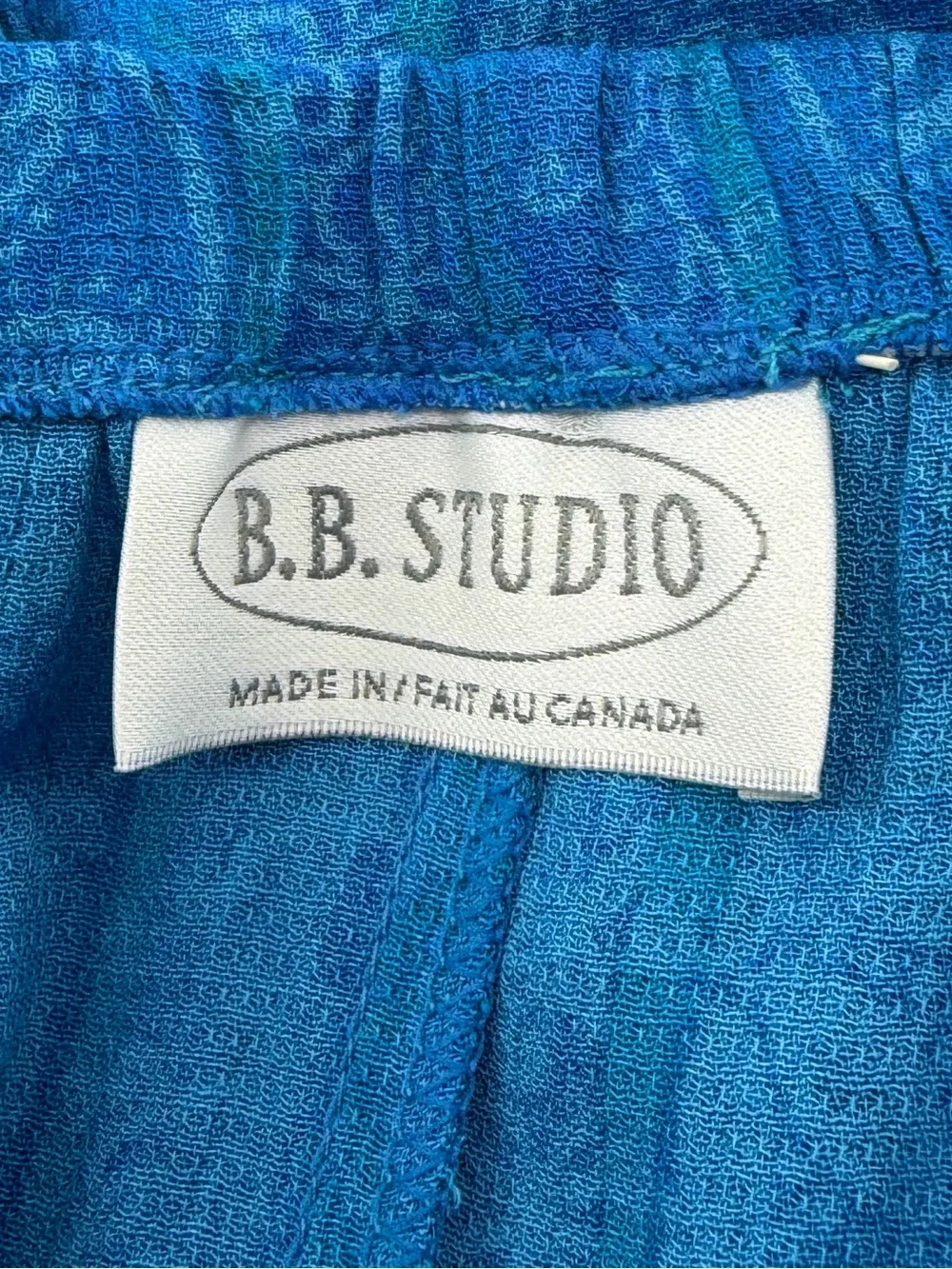 Vintage B.B. Studio Coastal Blue 3 Piece Set: Tank, Button-Down, Maxi Skirt, Med